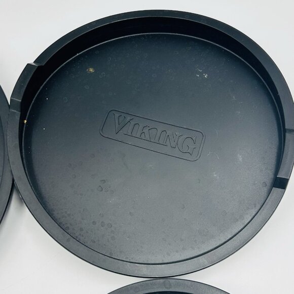 Viking Range Silicone Plastic Burner Covers Black Set of 5 - Picture 3 of 8